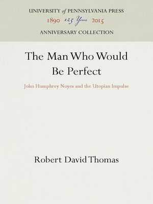 cover image of The Man Who Would Be Perfect
